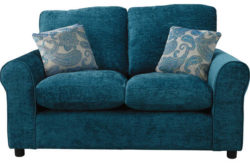 HOME Tabitha Regular Fabric Sofa - Teal